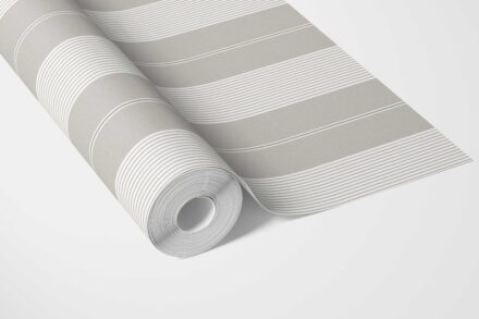 'Avalanche' Neutral Geometric Striped Wallpaper (Gray) - Image 3