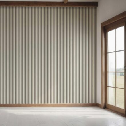 'Taraka' Neutral Geometric Striped Wallpaper (Brown/ Beige/ Taupe Gray) - Image 7