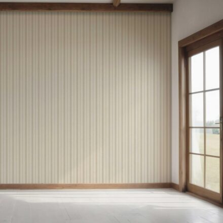 'Kibble' Neutral Geometric Striped Wallpaper (Beige/ Taupe) - Image 7