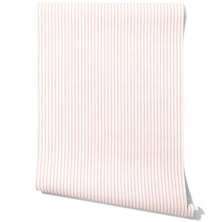 'Jeffer Valley' Geometric Striped Wallpaper (Blush Pink) - Image 2