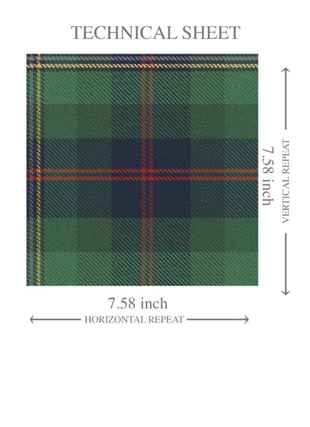 'Maksim' Geometric Plaid Checkered Wallpaper (Green/ Navy Blue/ Red/ Yellow) - Image 8