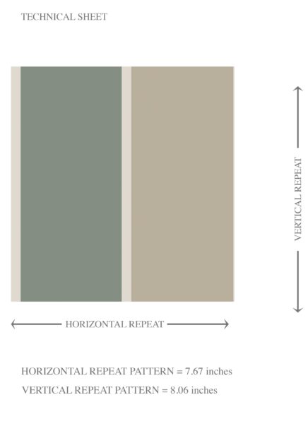 'Kumasi' Geometric Striped Wallpaper (Green / Beige) - Image 8