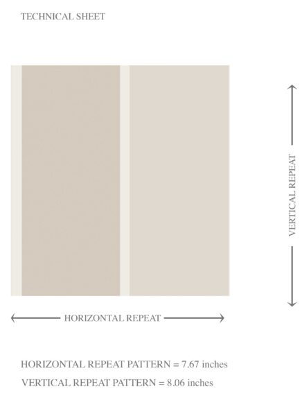 'Borneo' Neutral Geometric Striped Wallpaper (Beige/ Cream) - Image 8