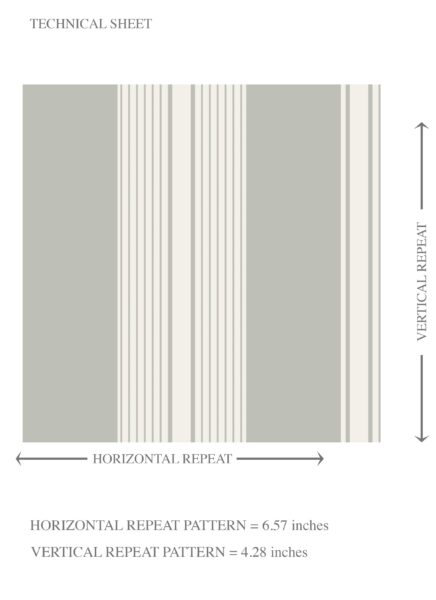 'Antimony' Neutral Geometric Striped Wallpaper (Sage Gray) - Image 8