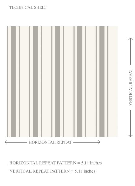 'Pinewood' Neutral Geometric Striped Wallpaper (Light Gray) - Image 8