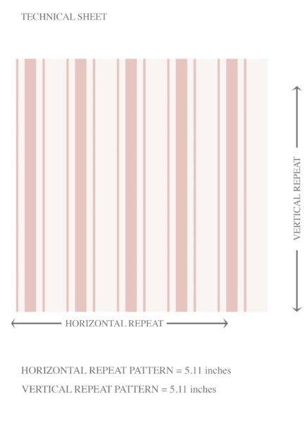 'Jeffer Valley' Geometric Striped Wallpaper (Blush Pink) - Image 8