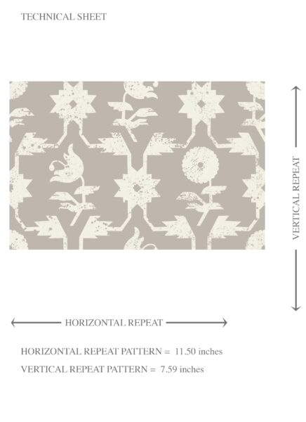 'Mystical Manor' Neutral Toned Modern Floral/ Botanical Wallpaper (Gray/ Greige/ White) - Image 8