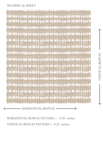 'Laite' Textured Shibori Effect Striped Wallpaper (Beige/ Greige/ White) - Image 8