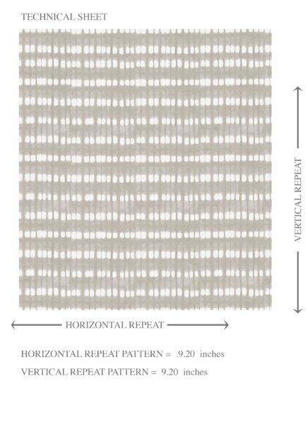 'Desert Pendant' Textured Shibori Effect Striped Wallpaper (Gray/ White) - Image 8