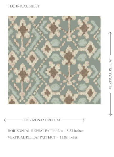 'Samak' Modern Botanical Floral Wallpaper (Sage Green/ Beige) - Image 8