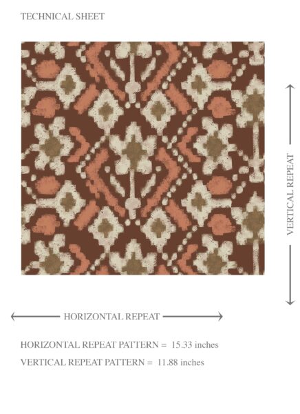 'Agate' Modern Botanical Floral Wallpaper (Brown/ Orange/ Beige) - Image 8