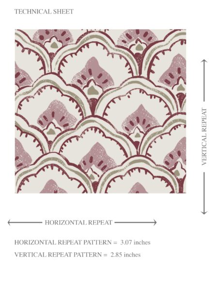 'Shelley' Small-Scale Floral Lattice Wallpaper (Pink/ White) - Image 8