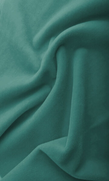 'Amazonite' Velvet Custom Size Curtains (Teal/ Blue-Green) - Image 3