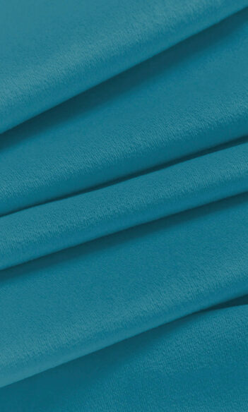 'Lapis Lazuli' Velvet Window Curtains (Blue)