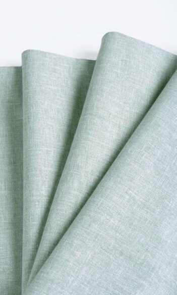 'Baby Aqua' Poly-Cotton Blend Custom Drapery (Mint Blue/ Green)