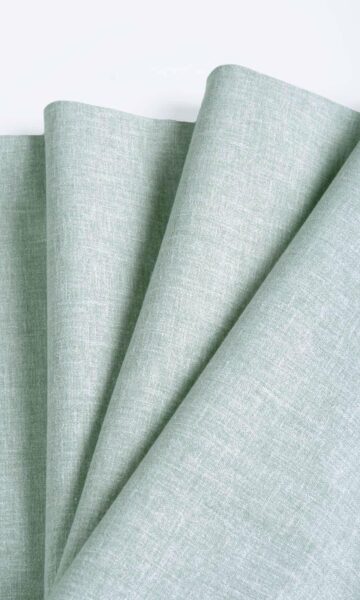 'Baby Aqua' Poly-Cotton Blend Custom Drapery (Mint Blue/ Green)
