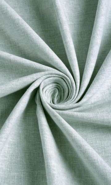 'Baby Aqua' Poly-Cotton Blend Custom Drapery (Mint Blue/ Green) - Image 2