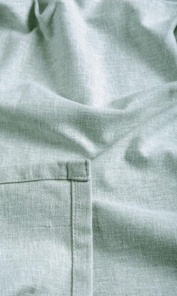 'Baby Aqua' Poly-Cotton Blend Custom Drapery (Mint Blue/ Green) - Image 5
