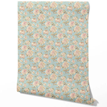 'Messina' Chinoiserie/ English Floral Wallpaper (Blue/ Cream/ Beige/ Pink/ Green)