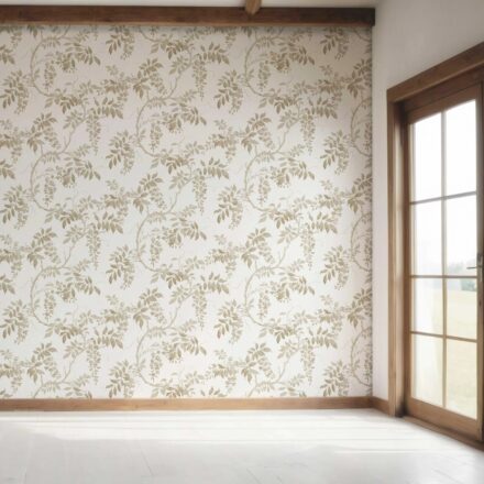 'Avairy' Neutral Floral Vine/ Botanical Wallpaper (Beige/ Taupe/ Grey/ White) - Image 7