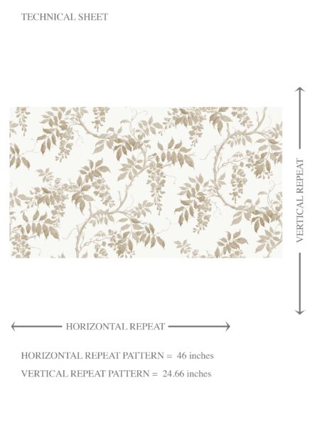 'Avairy' Neutral Floral Vine/ Botanical Wallpaper (Beige/ Taupe/ Grey/ White) - Image 8
