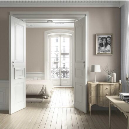 'Camilla' Neutral Small Floral Lattice/ Geometric Micro-Print Wallpaper (Oatmeal Beige/ Greige/ Taupe) - Image 4