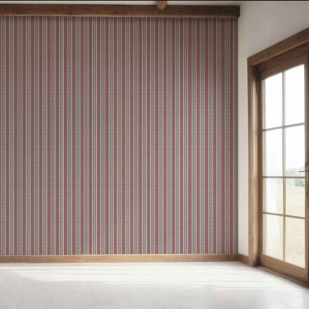 'Aurora' Geometric Striped Wallpaper (Mauve/ Pink/ Sage Gray) - Image 7
