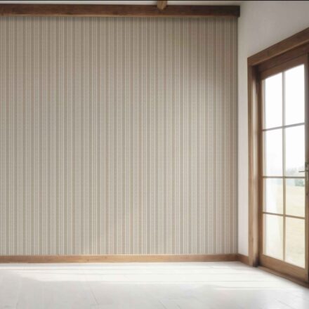 'Sondesh' Neutral Geometric Striped Wallpaper (Beige/ Brown/ Taupe) - Image 7