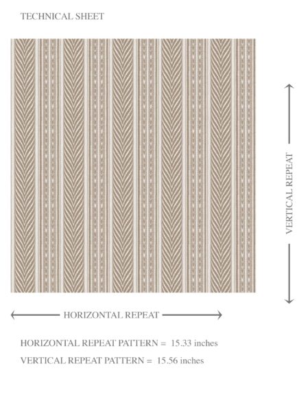 'Sondesh' Neutral Geometric Striped Wallpaper (Beige/ Brown/ Taupe) - Image 8