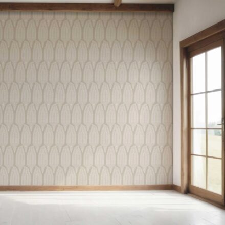 'Wind Willow' Neutral Paisley Floral Wallpaper (Light Beige/ Cream/ Taupe) - Image 7