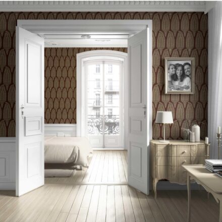 'Momil' Paisley Floral Wallpaper (Deep Brown/ Gold) - Image 4