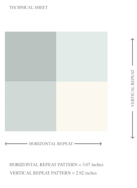'Flyway' Geometric Gingham Wallpaper (Powder Blue) - Image 8