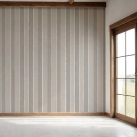 'Crusade' Neutral Geometric Striped Wallpaper (Grey/ Beige/ Taupe) - Image 7