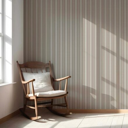 'Monterey Cliffs' Neutral Geometric Striped Wallpaper (Brown/ Beige/ Warm Grey) - Image 4