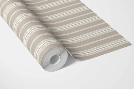 'Monterey Cliffs' Neutral Geometric Striped Wallpaper (Brown/ Beige/ Warm Grey) - Image 5