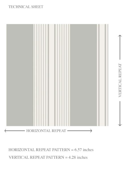 'Antimony' Neutral Geometric Striped Wallpaper (Sage Grey) - Image 8