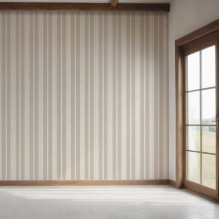 'Colette' Neutral Geometric Striped Wallpaper (Soft Taupe/ Beige/ Grey) - Image 7