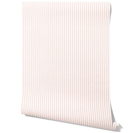 'Jeffer Valley' Geometric Striped Wallpaper (Blush Pink) - Image 2