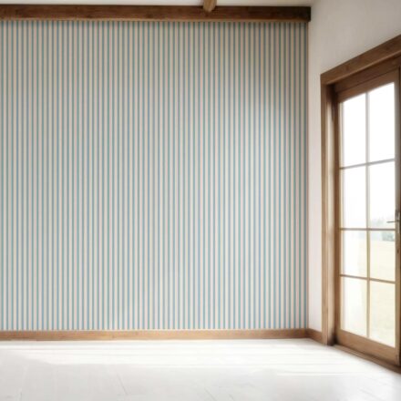 'Adeline' Geometric Striped Wallpaper (Blue) - Image 7