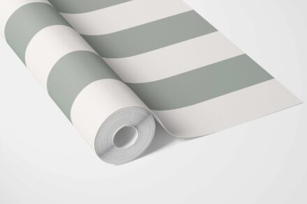'Ruaha' Geometric Striped Wallpaper (Green) - Image 3