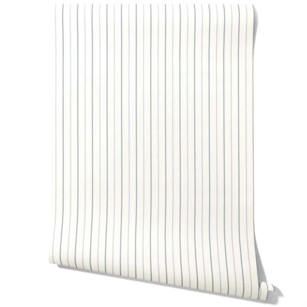 'Bellcourt' Neutral Geometric Striped Wallpaper (Cream/ White/ Grey) - Image 2