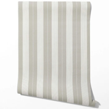 'Avalanche' Neutral Geometric Striped Wallpaper (Grey)