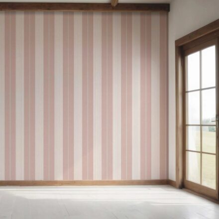 'Cavendish' Geometric Striped Wallpaper (Pink) - Image 7