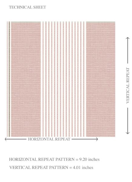'Cavendish' Geometric Striped Wallpaper (Pink) - Image 8