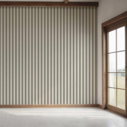 'Taraka' Neutral Geometric Striped Wallpaper (Brown/ Beige/ Taupe Grey) - Image 7