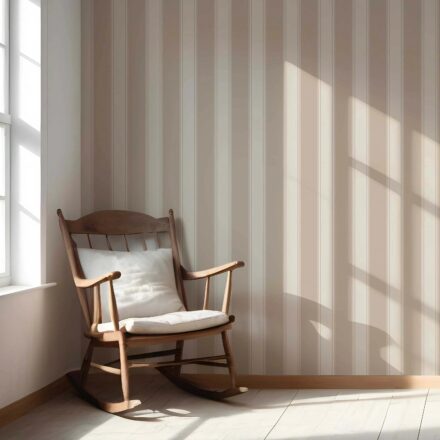 'Orelia' Neutral Geometric Striped Wallpaper (Brown/ Beige) - Image 5
