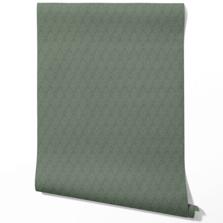 'Frederick' Self-Patterned Damask Floral Wallpaper (Hunter Green) - Image 3