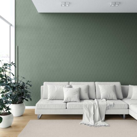 'Frederick' Self-Patterned Damask Floral Wallpaper (Hunter Green) - Image 6