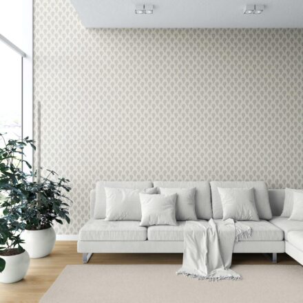 'Bon Jour' Floral Paisley Wallpaper (Seafoam Blue/ Beige) - Image 6