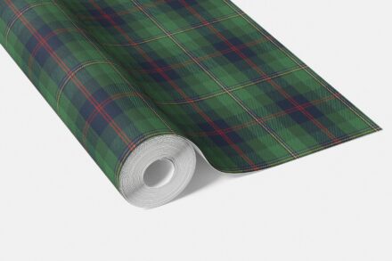 'Maksim' Geometric Plaid Checkered Wallpaper (Green/ Navy Blue/ Red/ Yellow) - Image 3